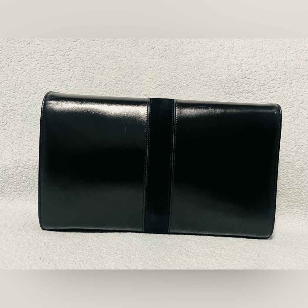 Gucci Vintage Interlocking GG Black Clutch/Crossbody Bag - Picture 3 of 14